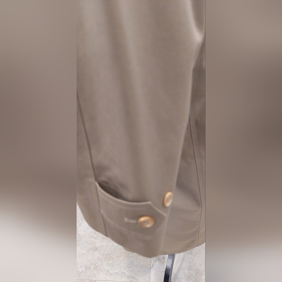 LONDON TOWNE , MENS Classic Beige Trench Coat - Picture 5 of 13